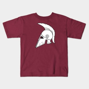 Greek Helmet Kids T-Shirt